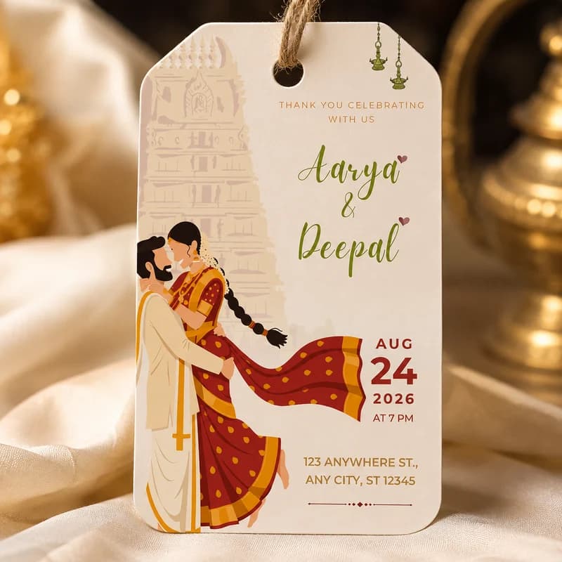 Special Couple Premium Tag - Wedding Gift Tags